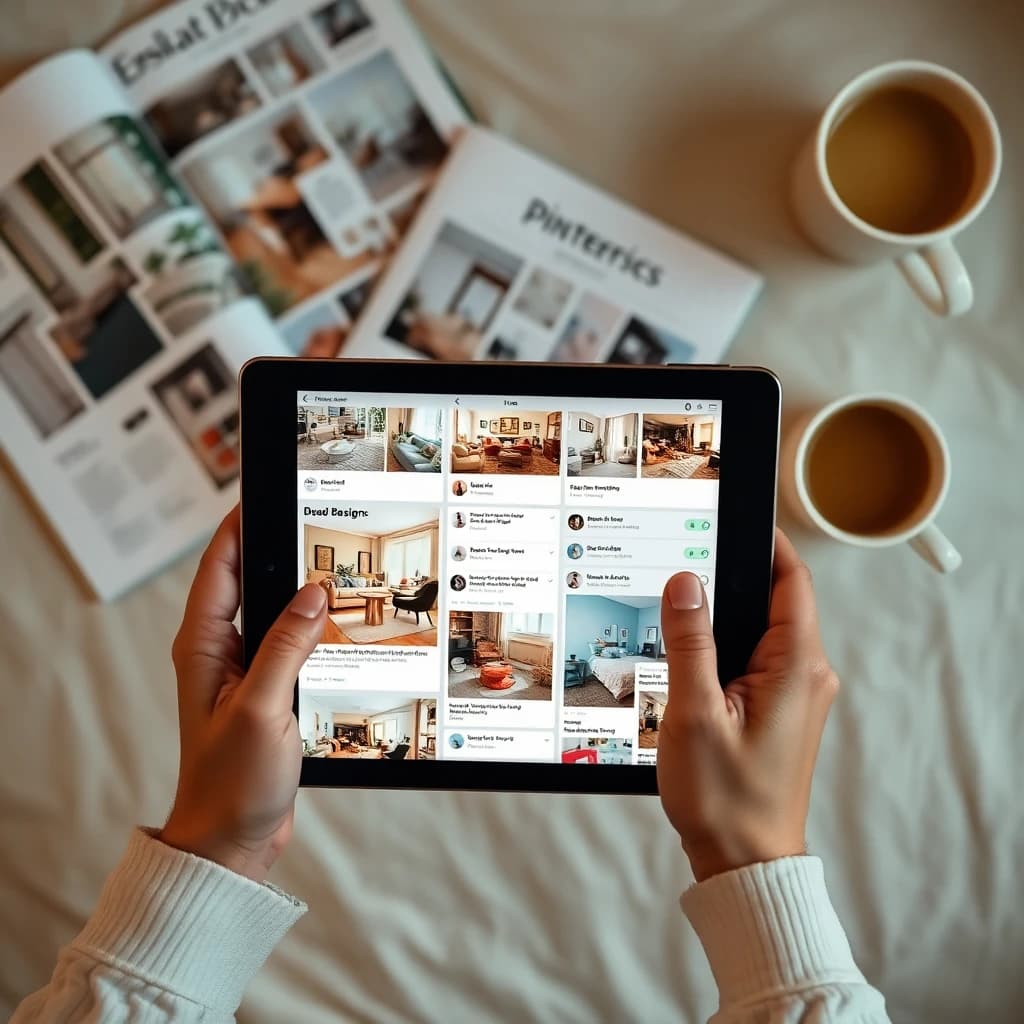 Pinterest interior design inspiration board